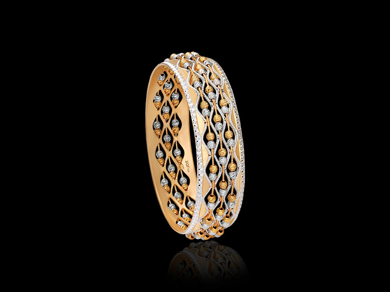 Gold Pearl & Beaded Bangle Designs Online gold pearl & beaded bangle designs